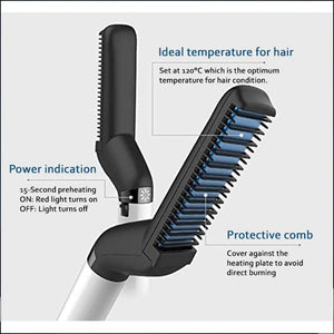 TimeFinish - Prancha para Barba e Cabelo Fácil e Rápido