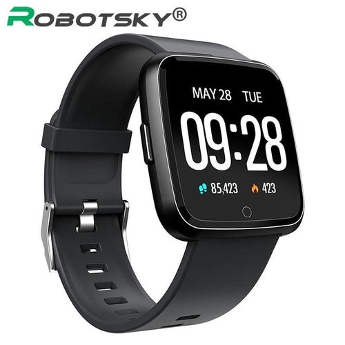 Y7 Smart watch IP67 Waterproof Fitness Tracker Heart Rate Monitor Blood Pressure Women men Clock Smartwatch For Android IOS